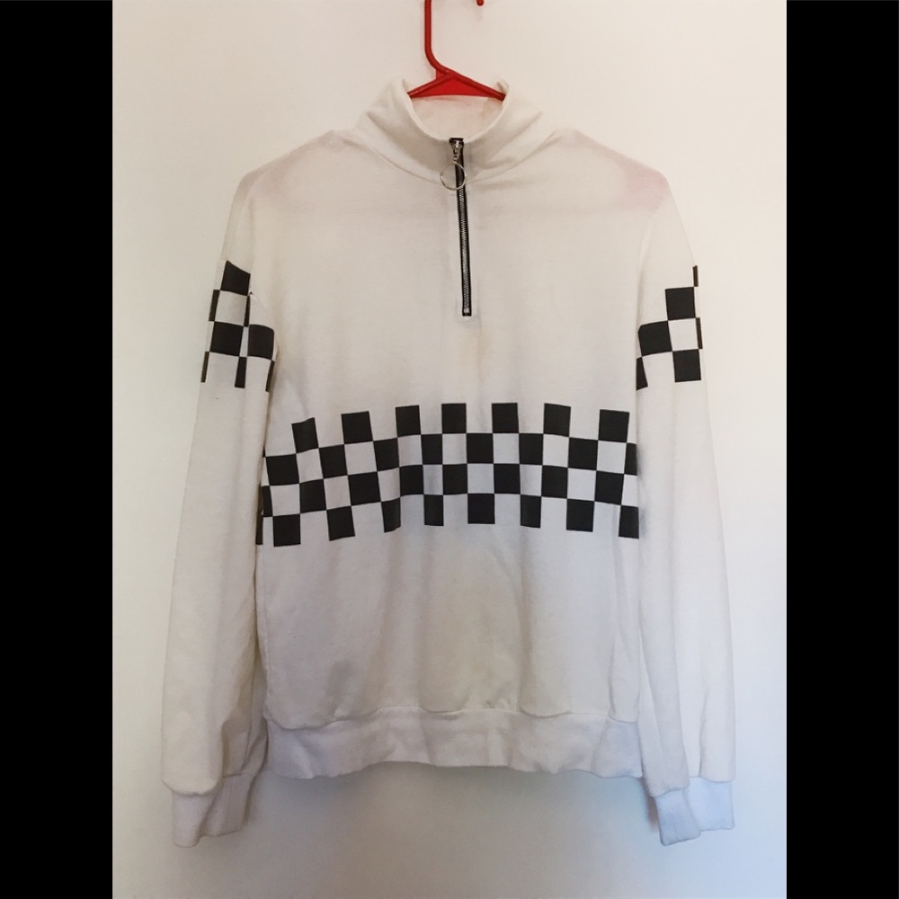 Zipper up sweatshirt